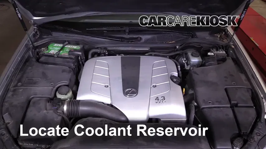 2005 Lexus LS430 4.3L V8 Coolant (Antifreeze) Check Coolant Level